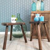 Pair of tripod stools