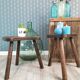 Pair of tripod stools