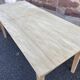 large farm table 175 cm in fir 1900 brewery raw natural wood