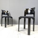 6 dining room chairs by Bruno Rey for Kusch & co, 1970s
