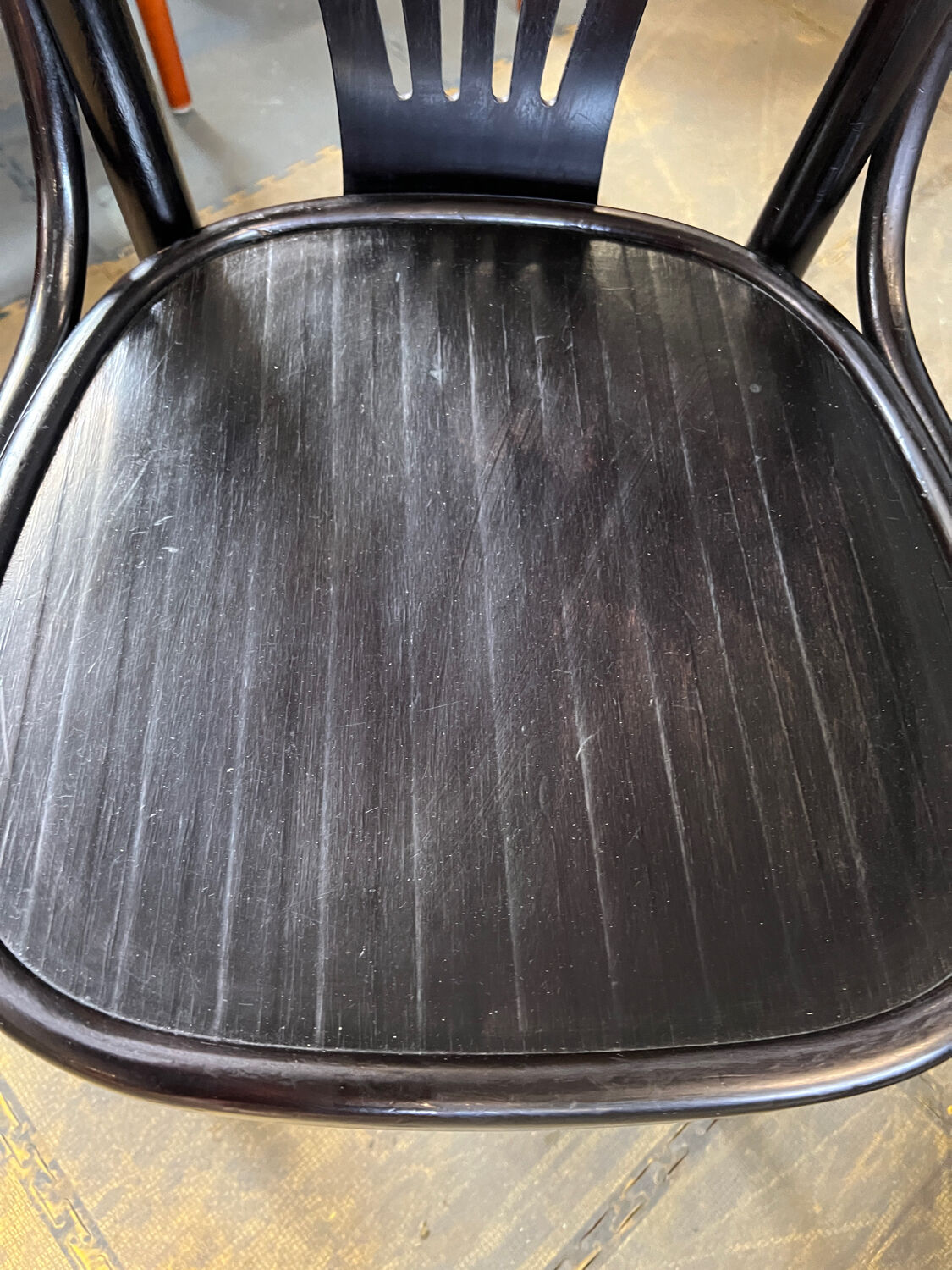 Set of 9 bistro armchairs