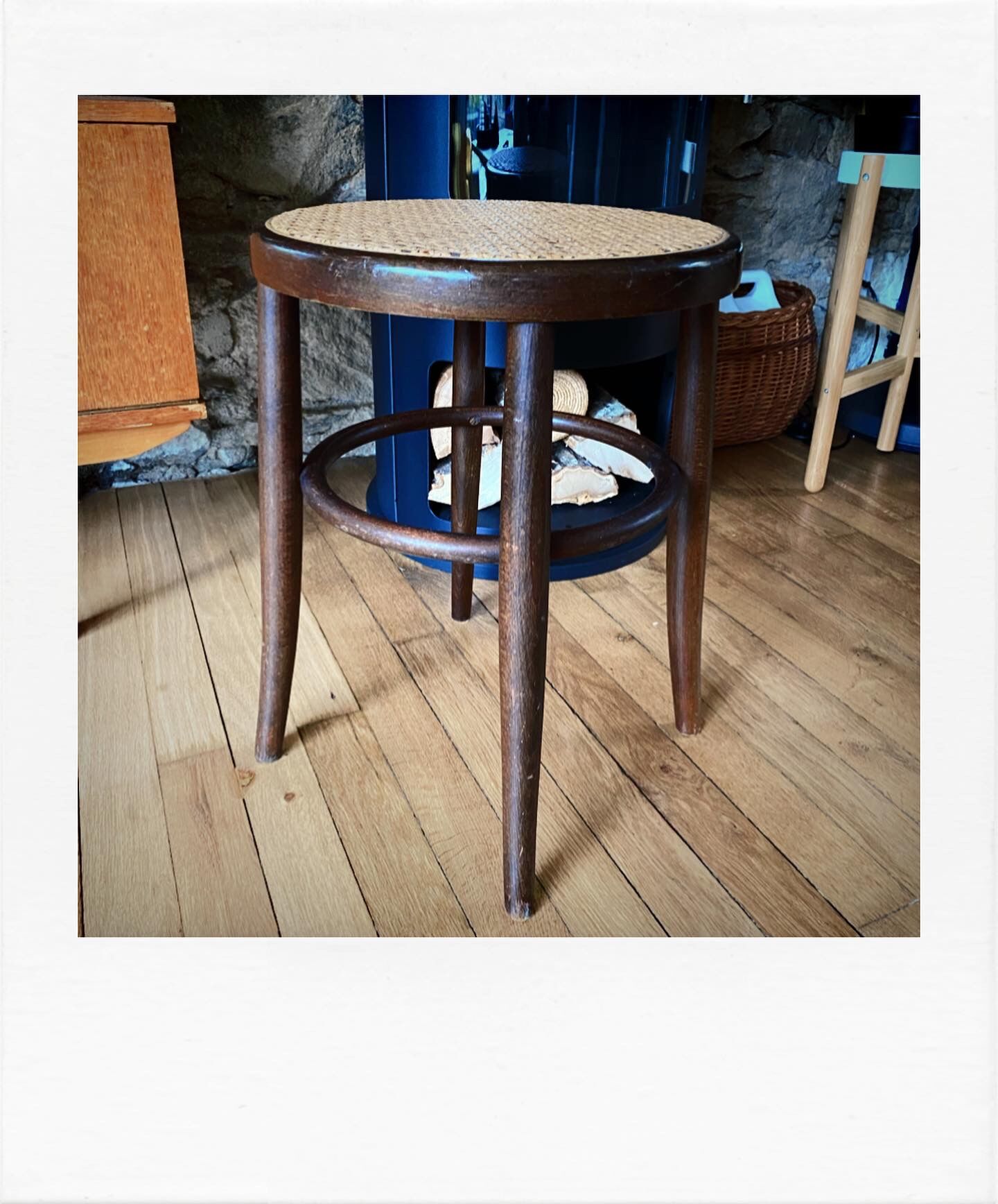 Wooden stool and canning