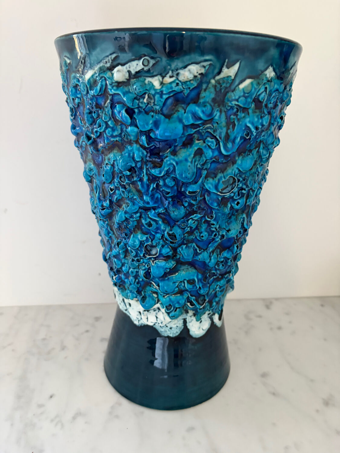 Fat Lava Vase Vallauris