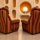 1970s Space-Age armchair pair