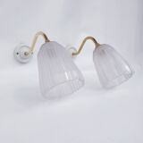 Antique art deco wall lights
