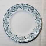 Lot de 4 assiettes à soupe en faïence de Moulin des Loups modèle Mimosas