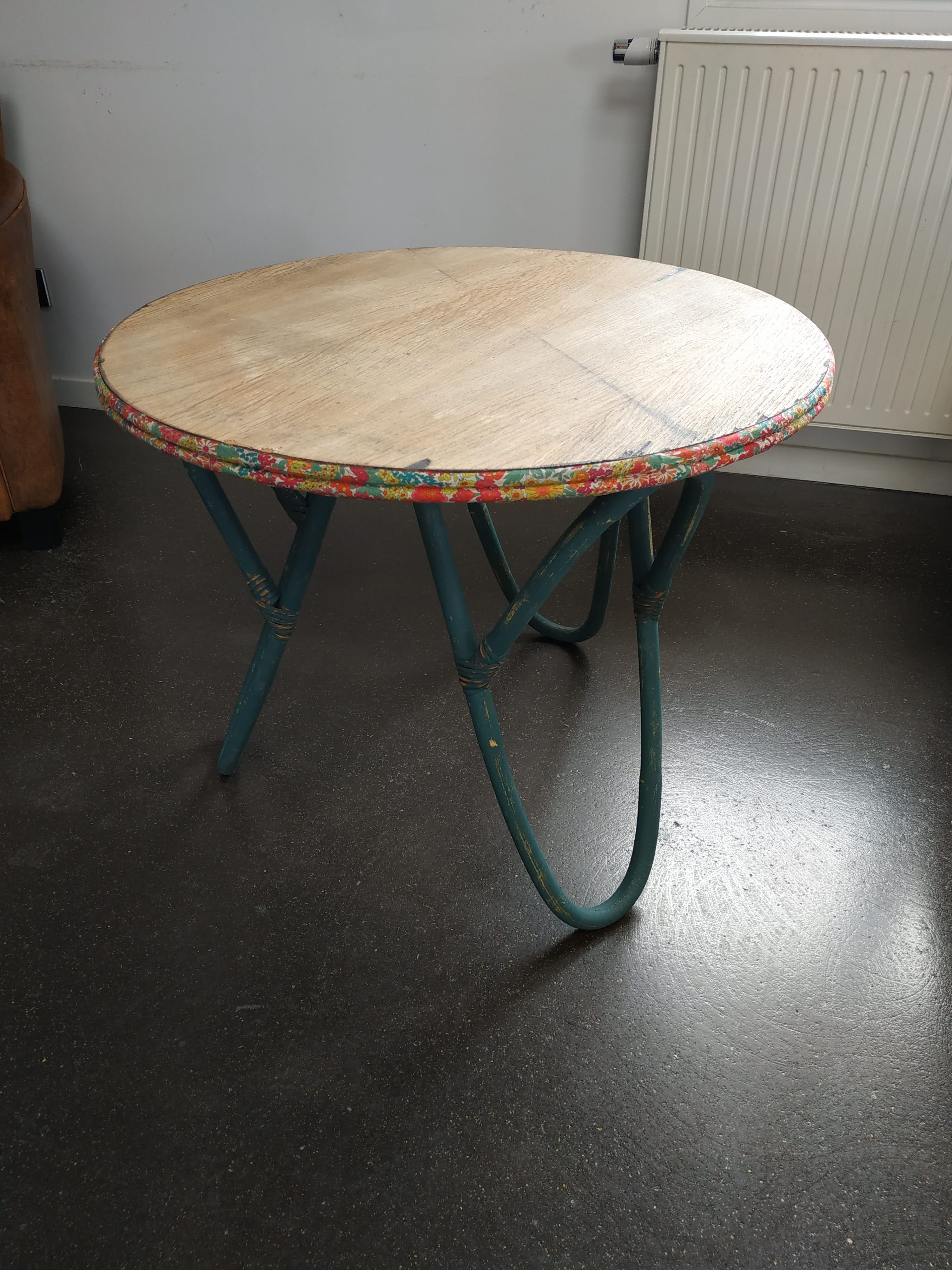 Vintage bamboo table