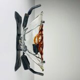 Vintage brutalist wall lamp, Italy, 1970s