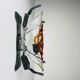 Vintage brutalist wall lamp, Italy, 1970s