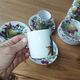 Coffee service for 8 people in limoges porcelain lazeyras – brand new condition