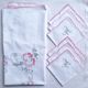 Nappe et 6 serviettes à thé