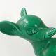 IMPORTANT FAON BAMBI 1960 GIANT VINTAGE GREEN CERAMIC HEIGHT 30CM 60S 19