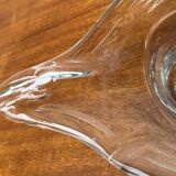 Vintage Glass Swan-Shaped Vase