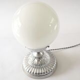 Large ball lamp and silver