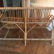 Sofa bench into rattan