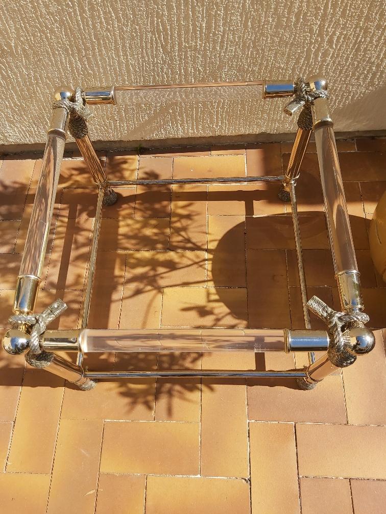 Hollywood Regency coffee table 1970