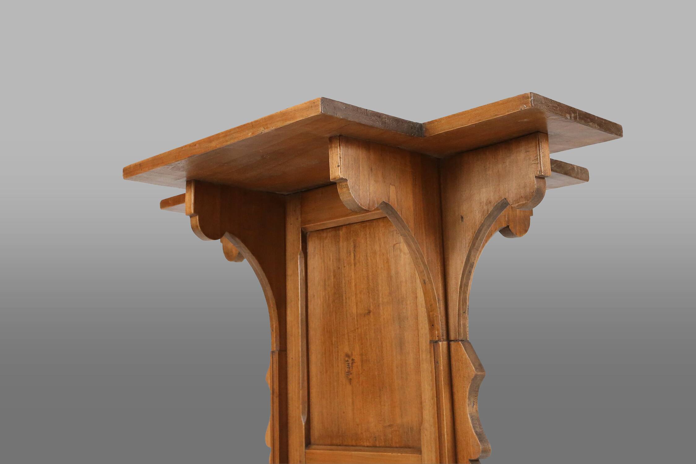 French Wooden Church Console, 1900s