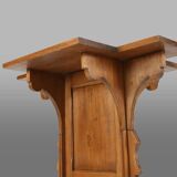 French Wooden Church Console, 1900s