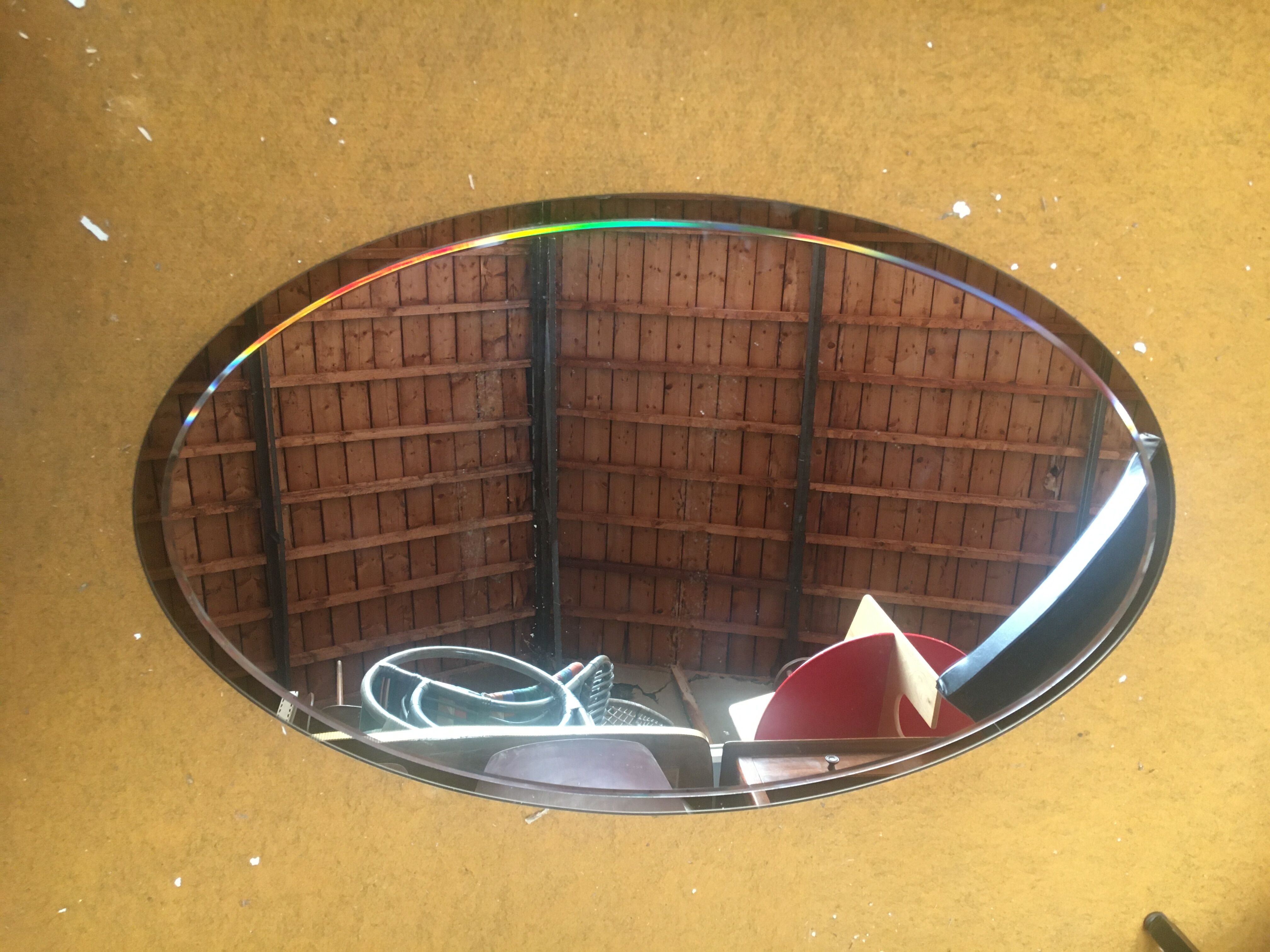 Old two-tone mirror smoked 70