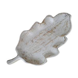 Plateau original en forme de feuille