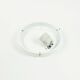 Murano Glass Swirl Ceiling Light or Wall Light from Hillebrand, 1970s