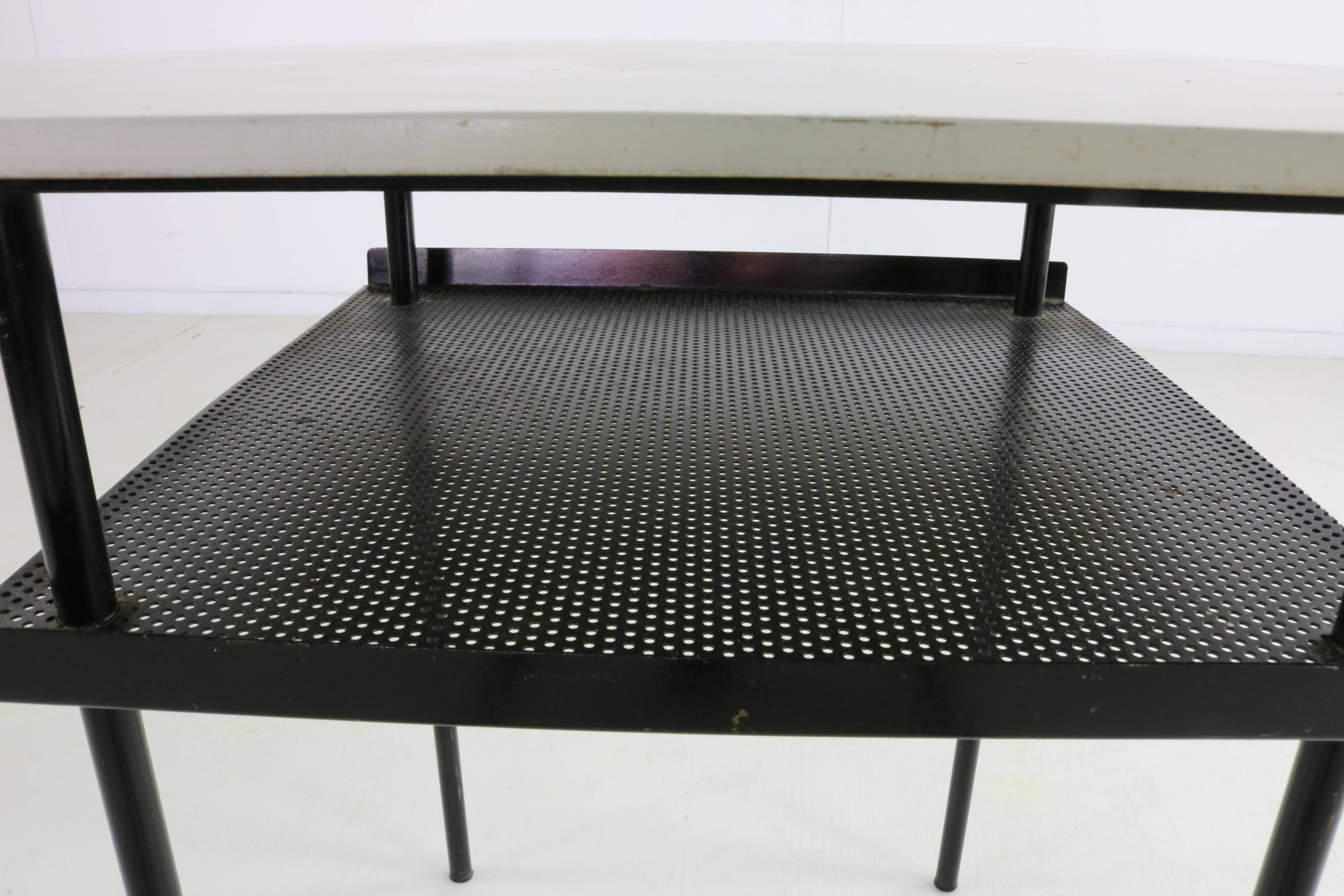 Fifties bed side table by Wim Rietveld for Auping Holland