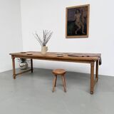 Table de ferme en hêtre XL