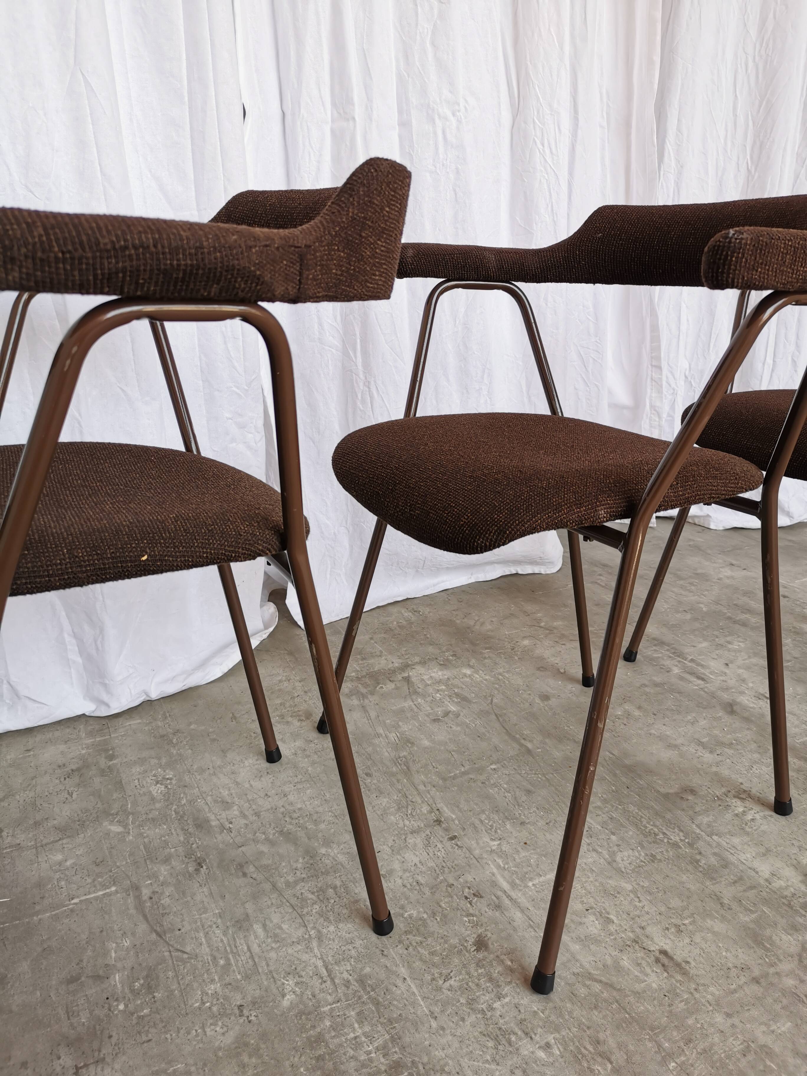 Mid-century modern dining armchairs - 70s niko kralj stol kamnik - set of 4