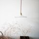 Suspension en opaline blanche