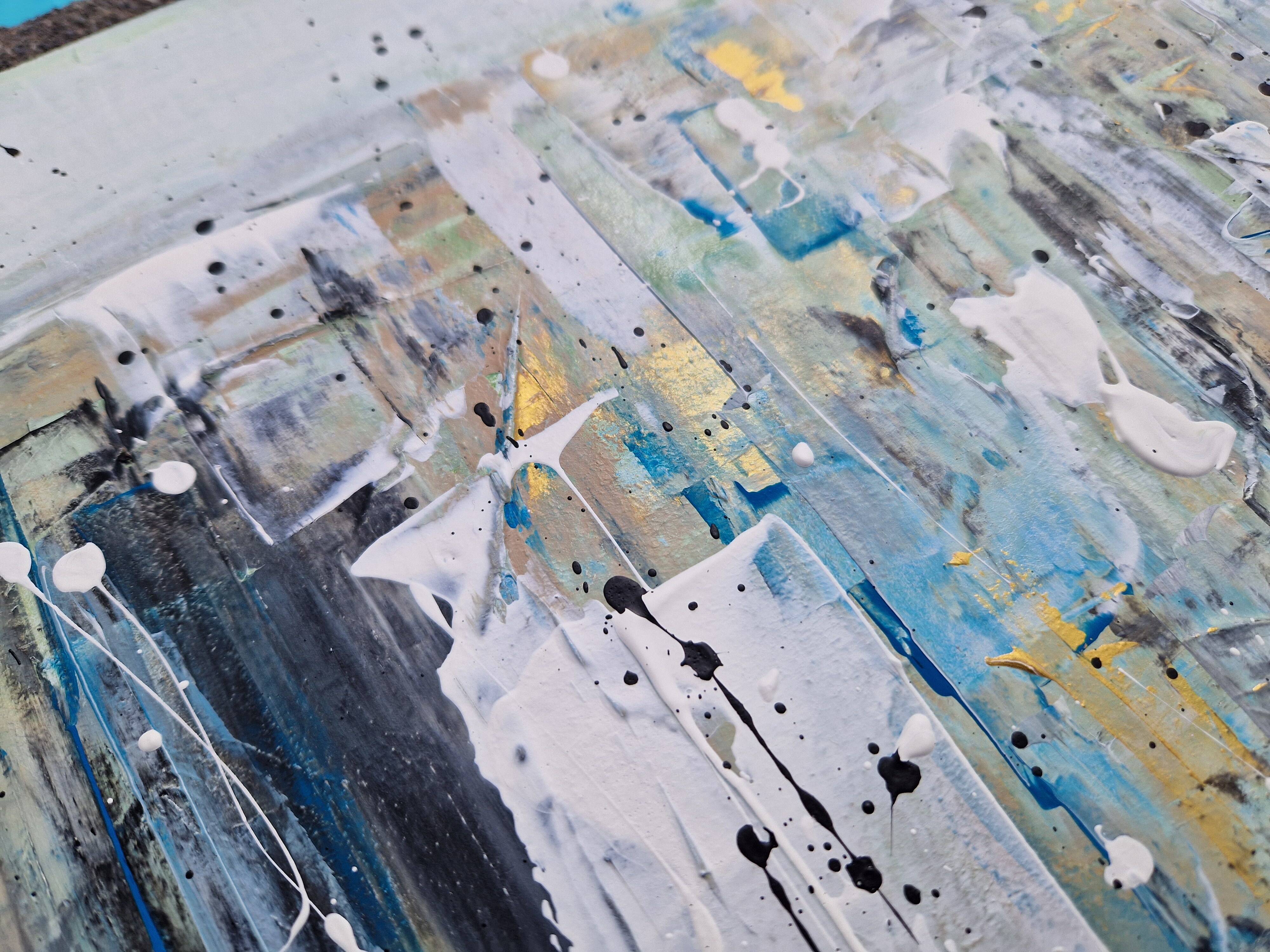 Abstract painting table