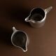 Two argent aluminium Art Nouveau sauce boats by Newmaid Picquot Ware, England 1950s - set of 2