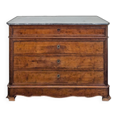 Commode bureau d'époque restauration en acajou