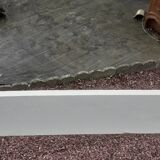 Garden bench with old cast-cast-or-cast-or-cast foot