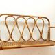 Vintage rattan shelf from the 1970s