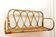 Vintage rattan shelf from the 1970s
