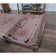 Vintage natural Turkish hand-knotted runner 86x350