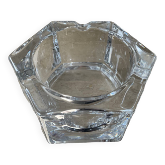 Cendrier ou vide poche hexagonal en cristal