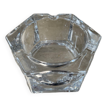 Hexagonal crystal ashtray or pocket