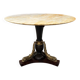 Table en laiton et onyx années 50