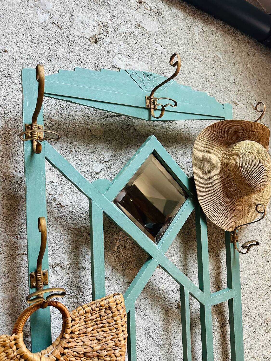 Art Deco coat rack cloakroom