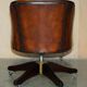 Restored leather captain's or director's chair