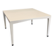 Valzania Edition ivory lacquered coffee table with ebony base