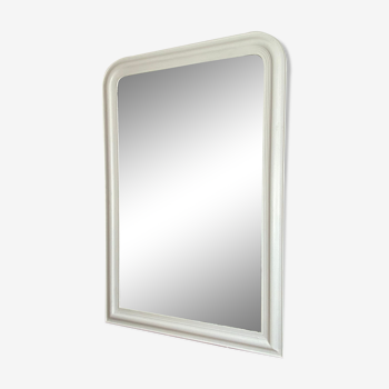 Miroir louis philippe fin 19ème. 150x100. blanc.