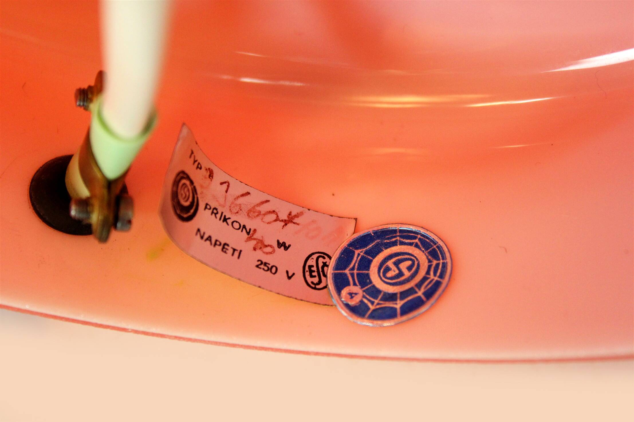 Glass Table Lamps by Stepan Tabery for Osvetlovaci Sklo, 1970s,