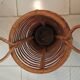 Vintage rattan umbrella holders
