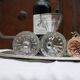 Three Art Deco wine glasses, Café Bistro Illusion