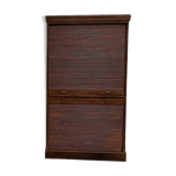 Solid oak curtain cabinet, circa 1930