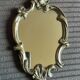Bronze antique hand mirror