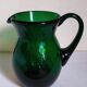Vintage Empoli blown glass jug