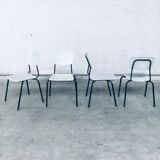 Industrial Dutch Stacking Chairs, 1960s, Set of 10